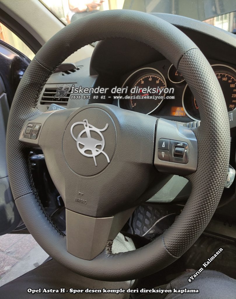 Opel Astra H - Spor desen komple deri direksiyon kaplama (1)