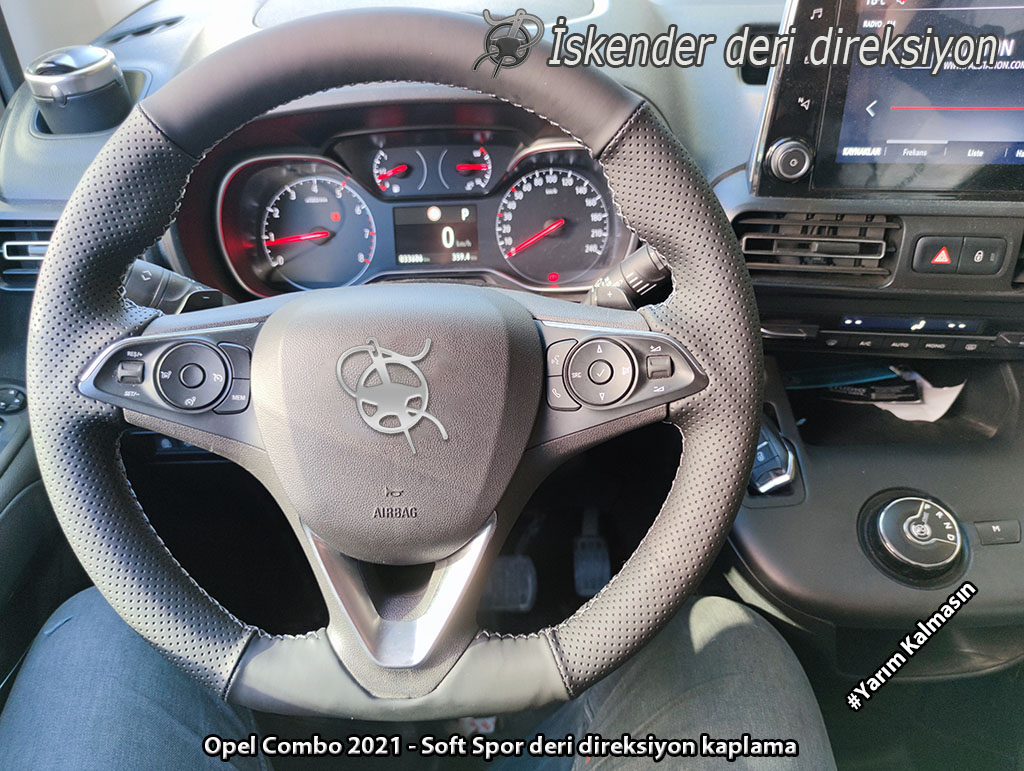 Opel Combo 2021 - Soft Spor deri direksiyon kaplama (1)