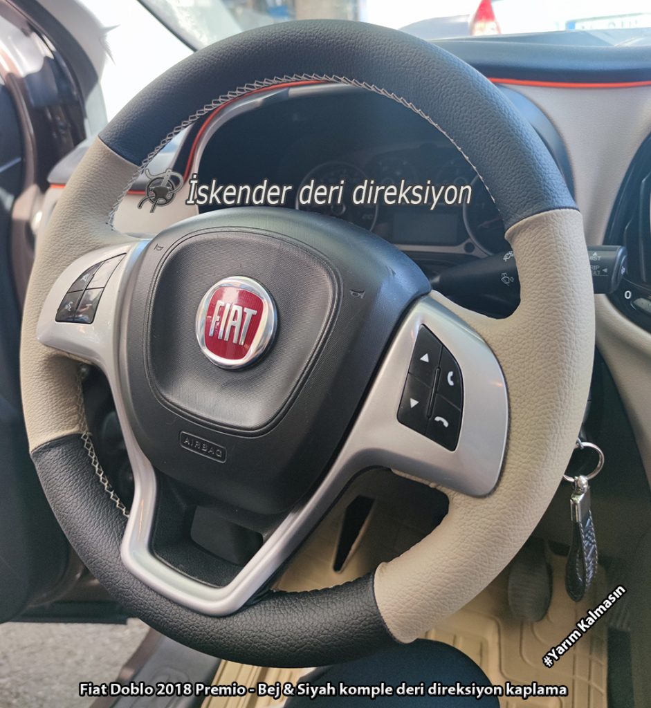 Fiat Doblo D4 deri direksiyon kılıfı 
