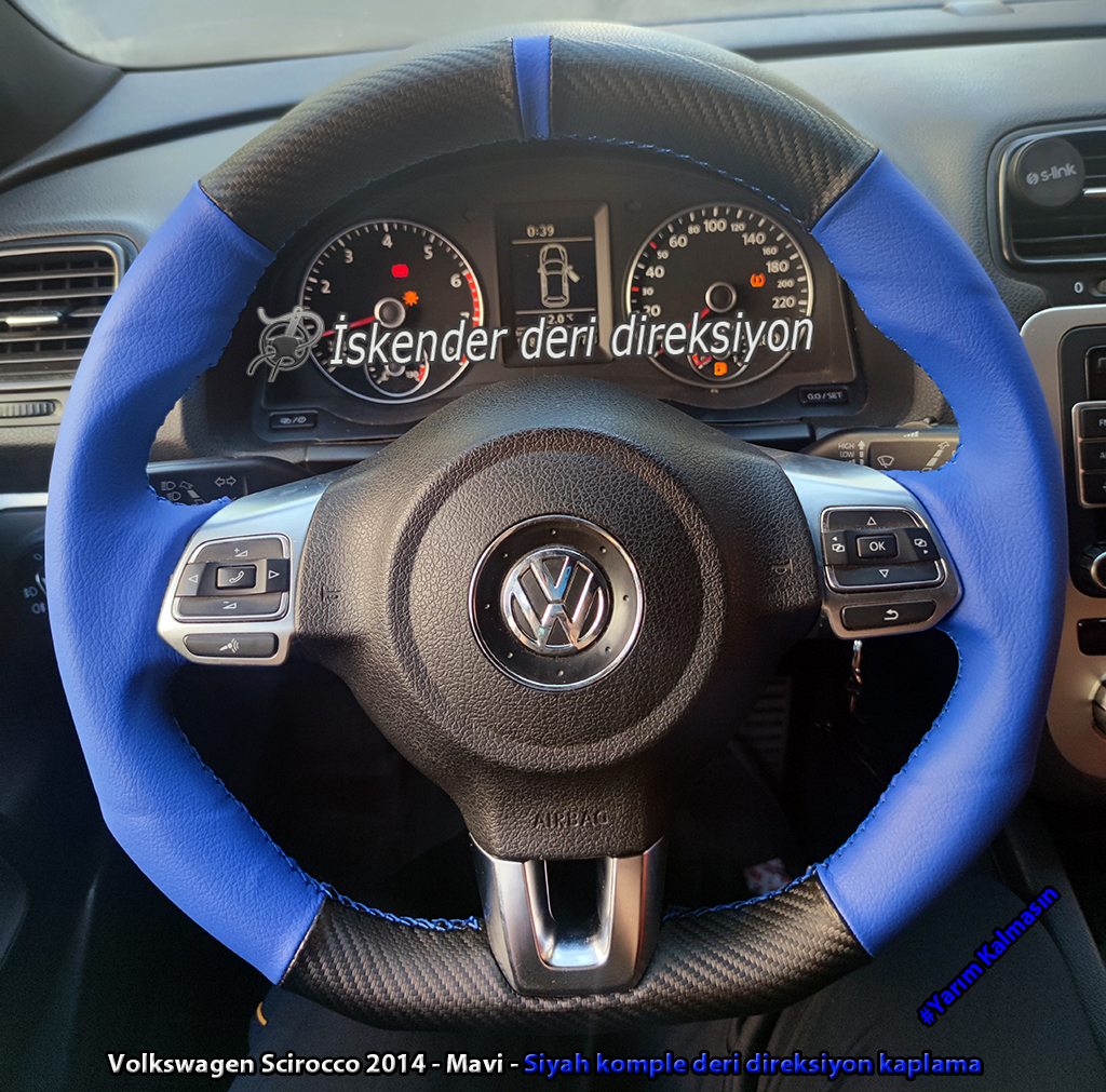 Volkswagen Scirocco deri direksiyon kılıfı